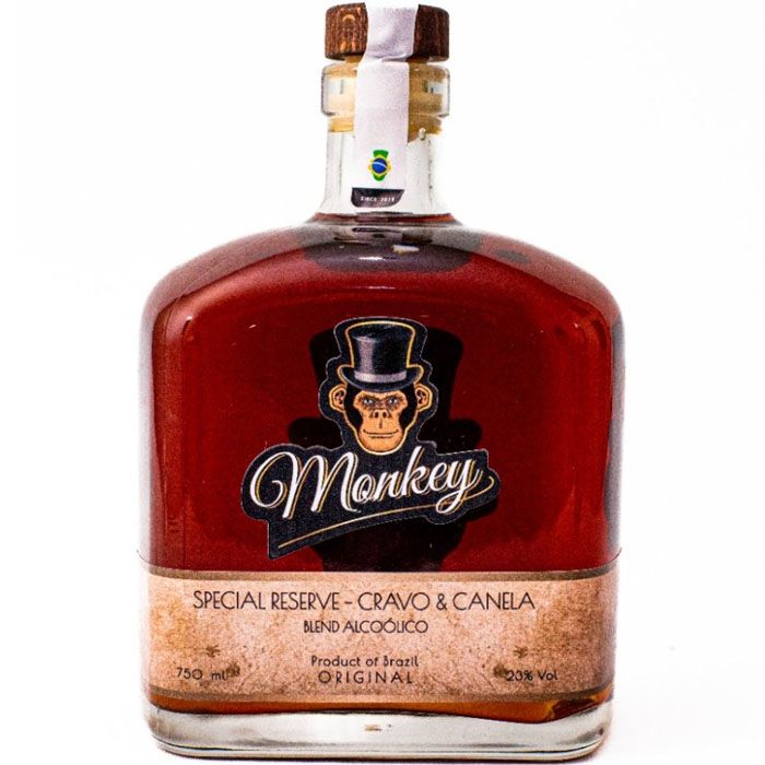 Cachaça Monkey Cravo / Canela 750 Ml na Scotch Store
