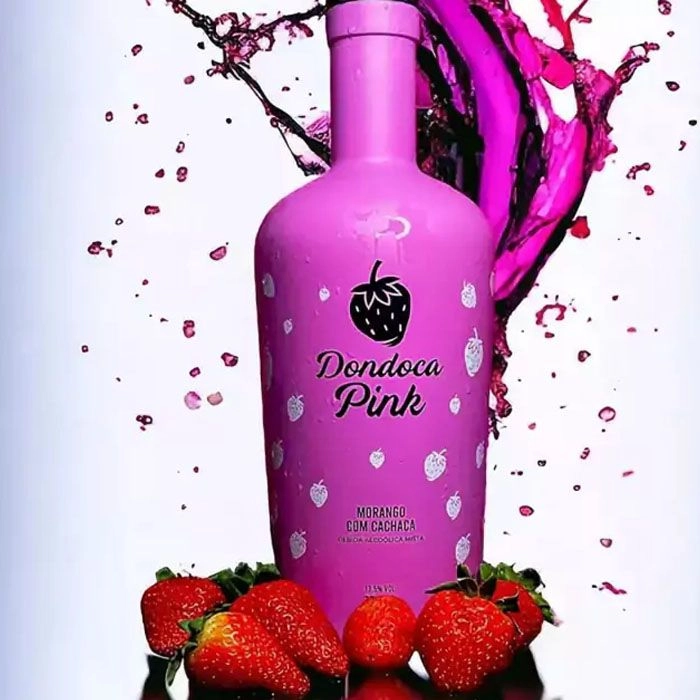Cachaça Bebida Mista Dondoca Pink 750 Ml