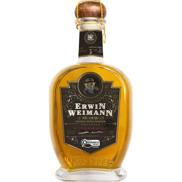 Cachaça Weber Haus Extra Premium Erwin Weimann 5 Anos 750 Ml