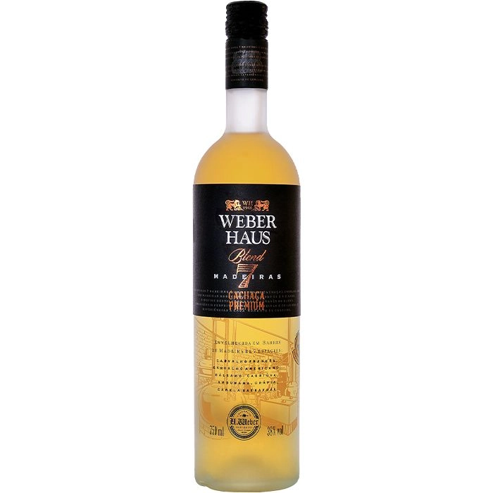 Cachaça Weber Haus Premium 7 Madeiras 750 Ml