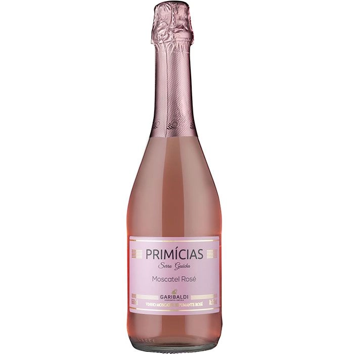 Espumante Garibaldi Primicias Moscatel Rosé 660 Ml