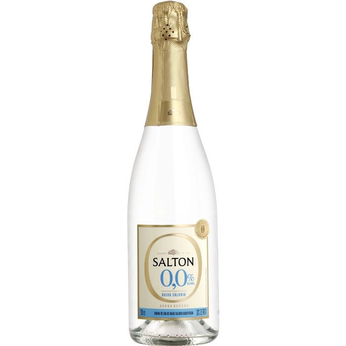 Espumante Salton Zero Álcool Branco Baixa Caloria 750 Ml