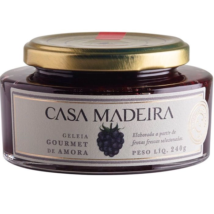 Geleia Casa Madeira De Amora Com Pedacos 240 G