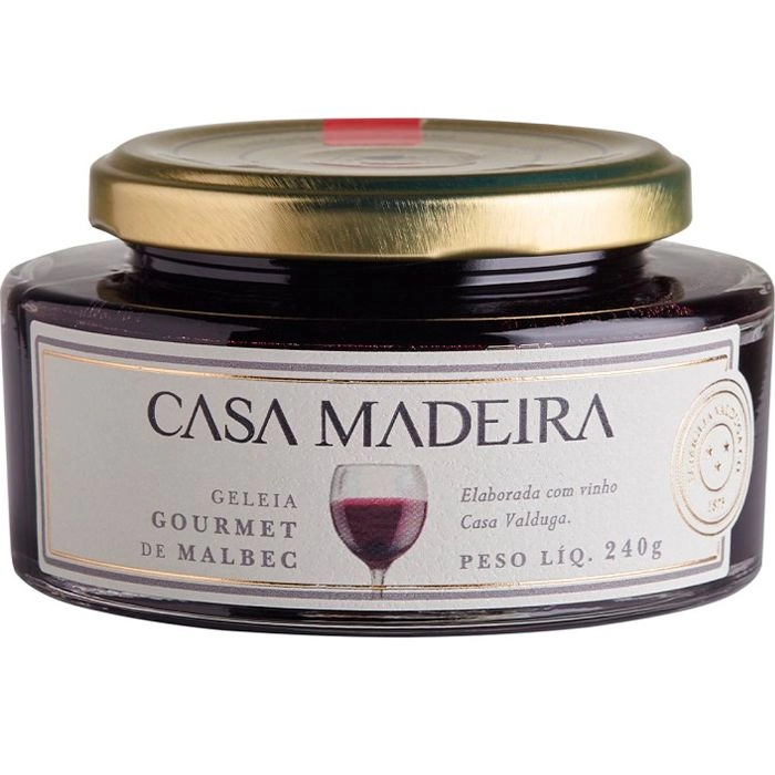 Geleia Casa Madeira Gourmet De Malbec 240Gr