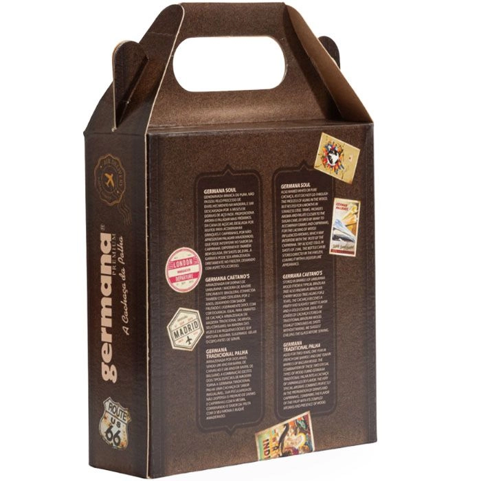 Kit Cachaça Germana Vintage 3 X 50 Ml