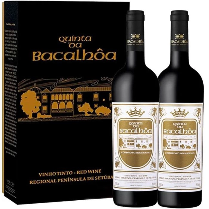Kit Vinho Quinta Da Bacalhôa Tinto Com 2 Garrafas 750 Ml