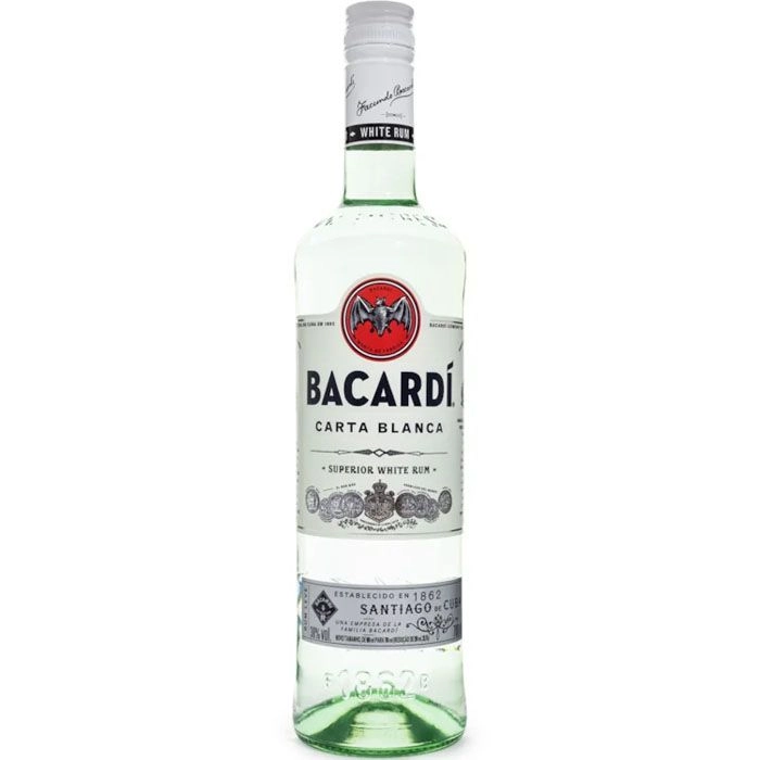 Rum Bacardi Carta Blanca 700 Ml
