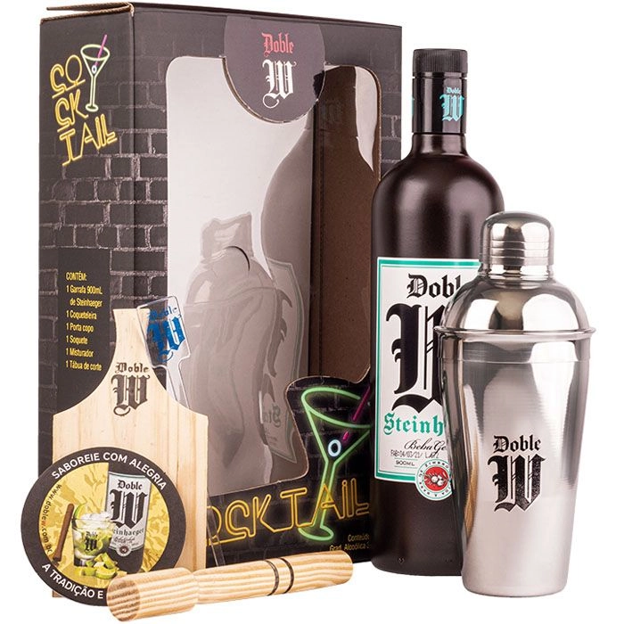 STEINHAEGER KIT COCKTAIL DOBLEW 900ML