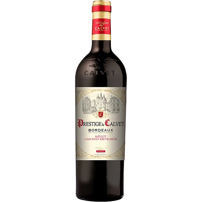 Vinho Calvet Prestige Bordeaux Merlot / Cabernet Sauvignon 750 Ml