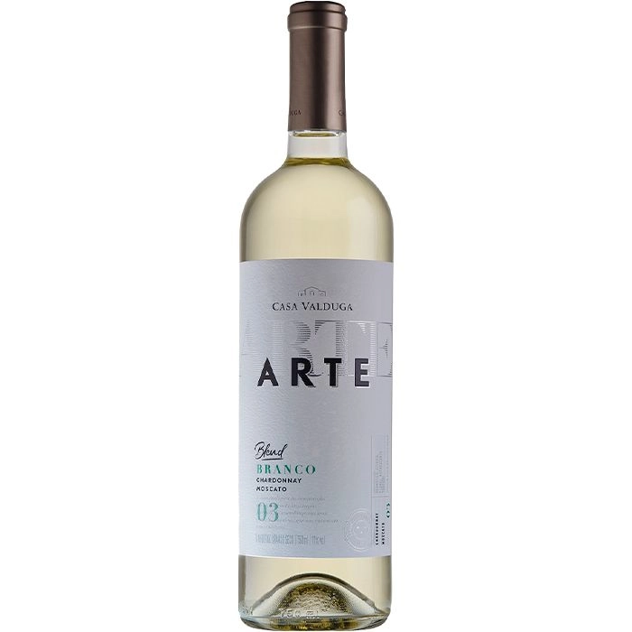 Vinho Casa Valduga Arte Branco Chardonnay / Moscato 750 ml