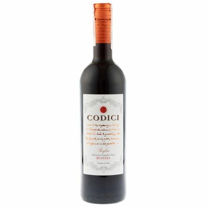 Vinho Codici Rosso Puglia 750Ml