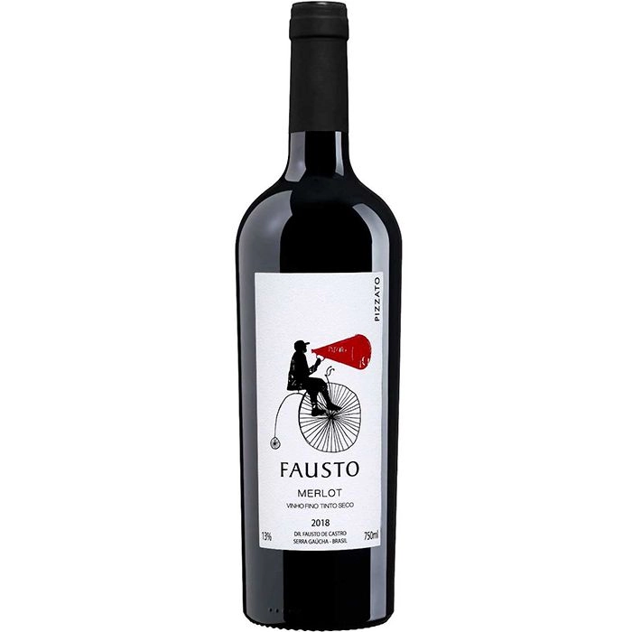 Vinho Fausto Merlot 750 Ml