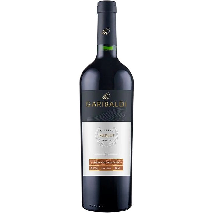 Vinho Garibaldi Merlot 750 Ml