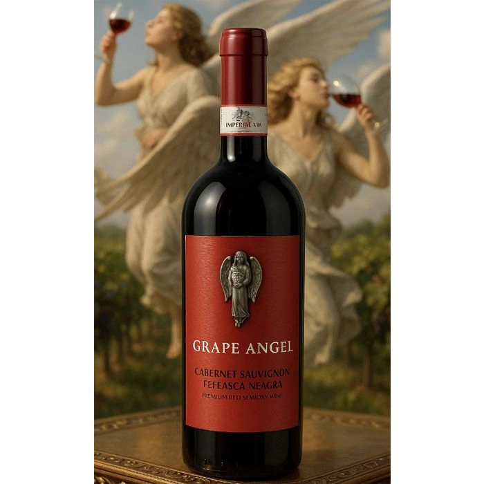 Vinho Grape Angel Cab. Sauv. & Fet Neagra Late Havest 750 Ml