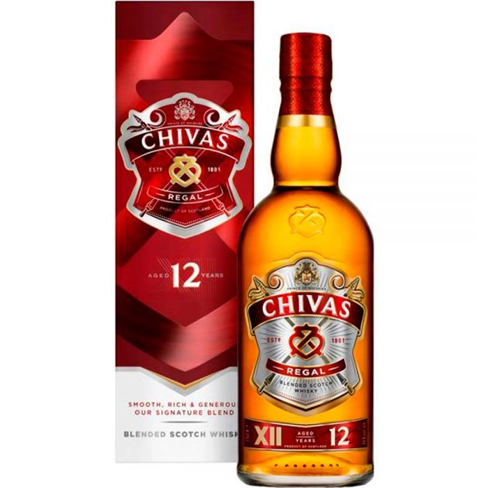 Whisky Chivas Regal 12 Anos 1000 Ml