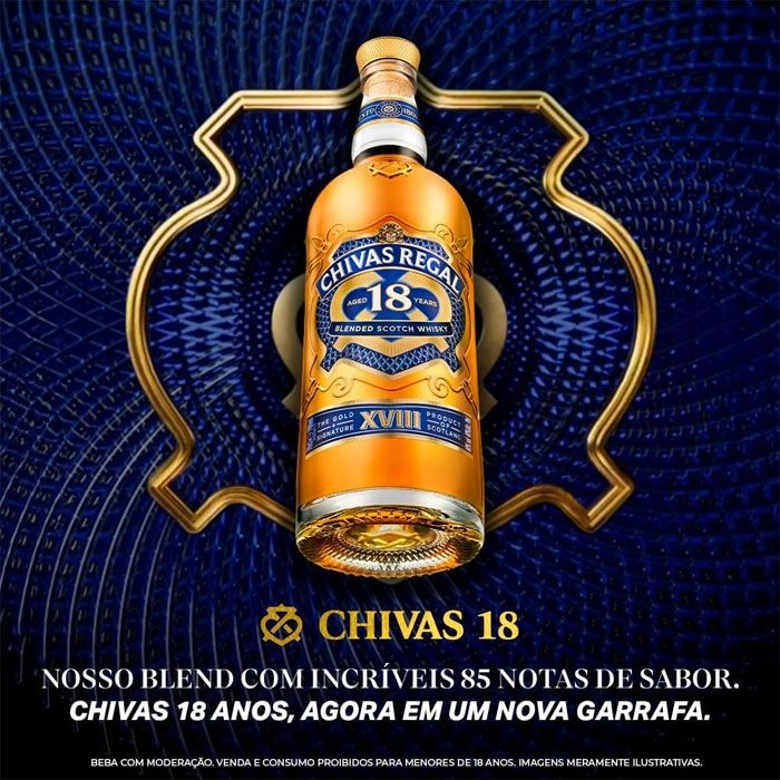 Whisky Chivas Regal 18 Anos 750 Ml