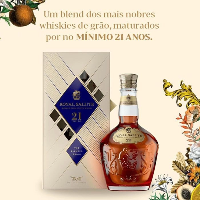 Whisky Royal Salute 21 Anos Blended Grain 700 Ml