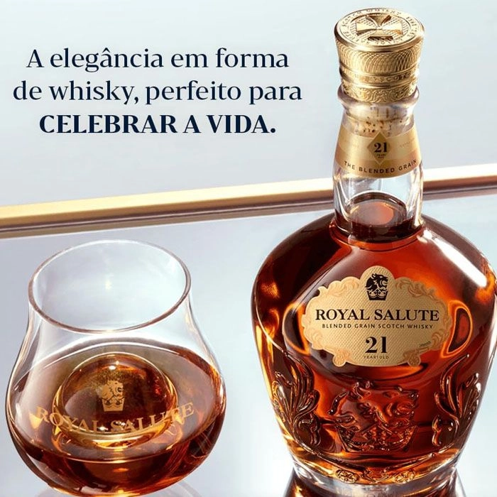 Whisky Royal Salute 21 Anos Blended Grain 700 Ml