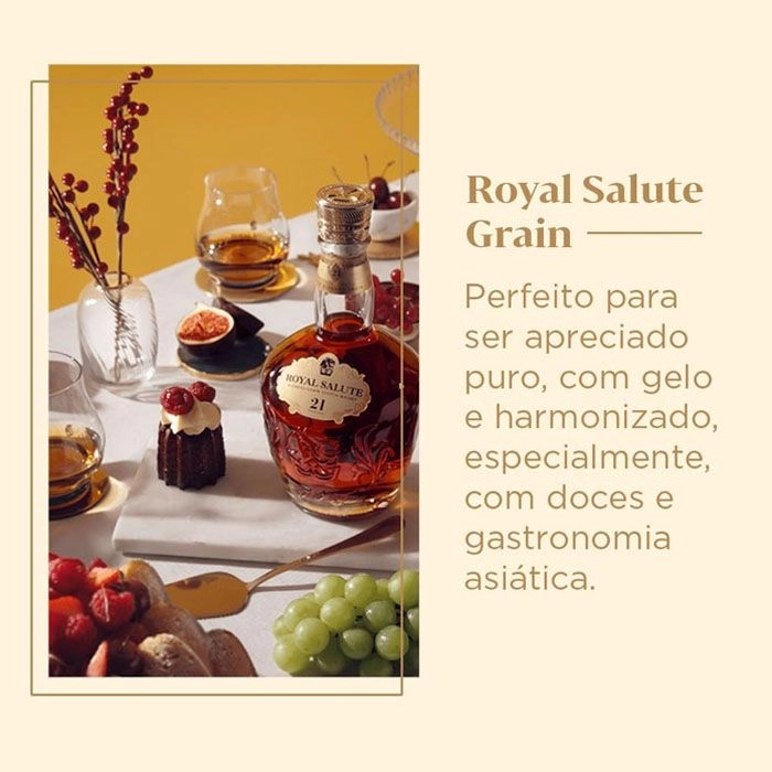 Whisky Royal Salute 21 Anos Blended Grain 700 Ml