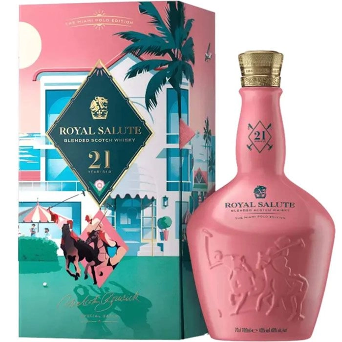 Whisky Royal Salute 21 Anos Special Polo Miami 700 Ml