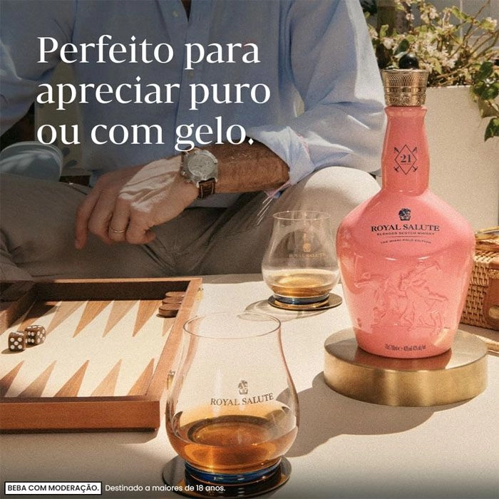 Whisky Royal Salute 21 Anos Special Polo Miami 700 Ml