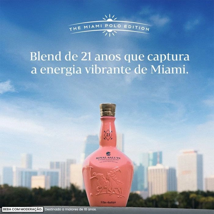 Whisky Royal Salute 21 Anos Special Polo Miami 700 Ml