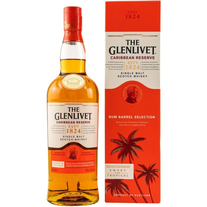 Whisky The Glenlivet Caribbean Reserve 750 Ml